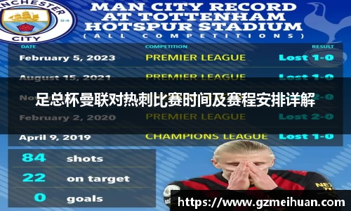 足总杯曼联对热刺比赛时间及赛程安排详解